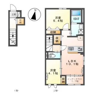 アドニス【2階】の間取り