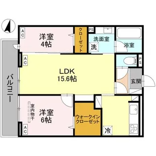 NOBLE PALACE戸塚東 B【2階】の間取り