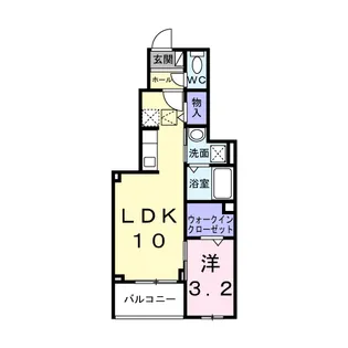 エヴァーガーデン町屋【1階】の間取り