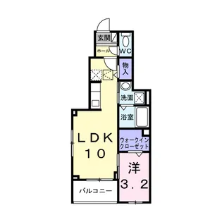 エヴァーガーデン町屋【1階】の間取り