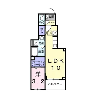 エヴァーガーデン町屋【1階】の間取り