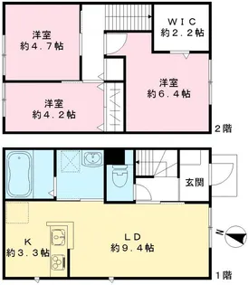 クロシェット【111号室号室】の間取り