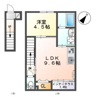 ベル・エラン【2階】の間取り