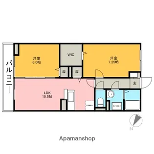 マリアージュ【2階】の間取り