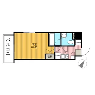 あい蘭道七番館【3階】の間取り