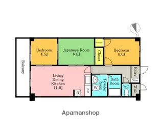 モアステージ陣屋【1階】の間取り