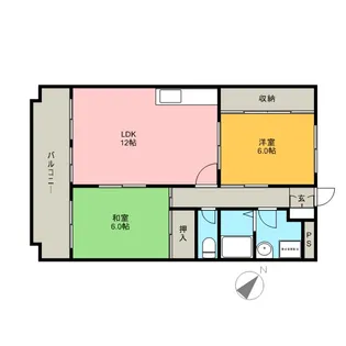 メトロポール東川口【3階】の間取り
