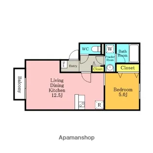 ANETTE【103号室】の間取り