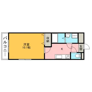 ピュア プリミエール【5階】の間取り