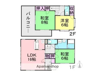 モトオリタ【1号室】の間取り