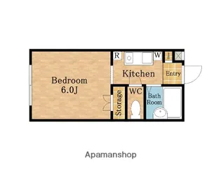 アップルガーデン【1階】の間取り