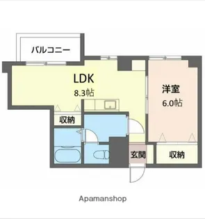 アルシュセマ【5階】の間取り