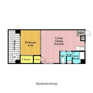 マガリオビル【201号室】の間取り