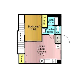 エーデルハイツ【5階】の間取り