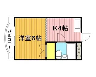 パールシティ浦和常盤台【203号室】の間取り