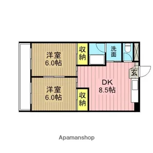 メゾンモンブラン【202号室】の間取り