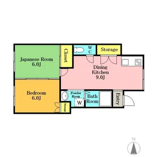 ピノ・コート【102号室号室】の間取り