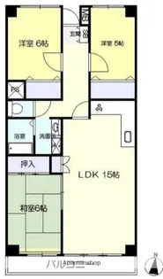 メゾン・ド・グリュー桜【402号室】の間取り