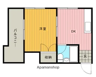 シャトール北浦和【5階】の間取り