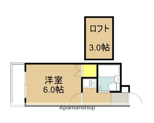 まほろば【106号室】の間取り