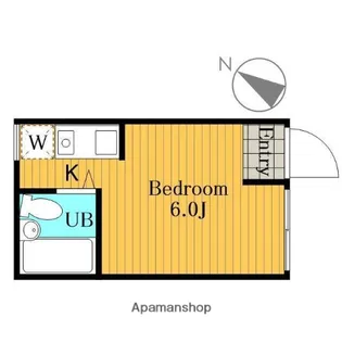 パークサイド瀬ヶ崎【105号室】の間取り