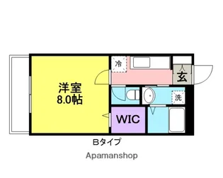 フォンテーヌ【307号室】の間取り