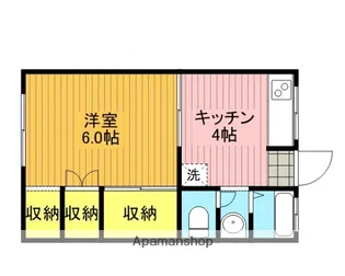 長野ハイツ1号棟【1階】の間取り