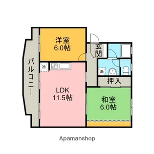 グレースYAMAZAKI【3階】の間取り