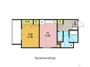 日神デュオステージ北浦和【4階】の間取り