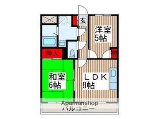 グレイストーエイⅠ【4階】の間取り
