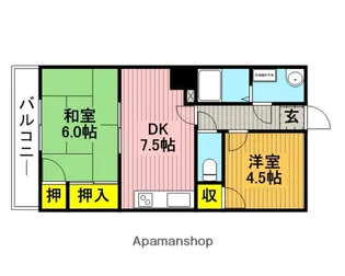 グレイストーエイⅠ【3階】の間取り
