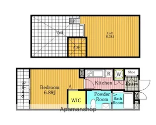 SERENDIPITY【2階】の間取り