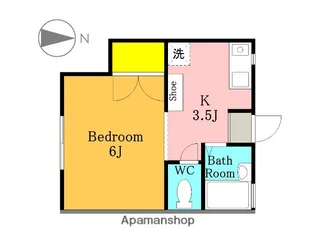 グローリー浦和【203号室】の間取り