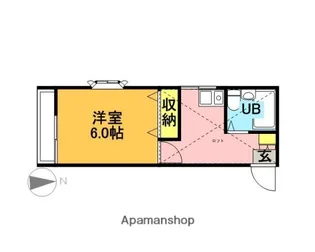アーシアンK【103号室】の間取り