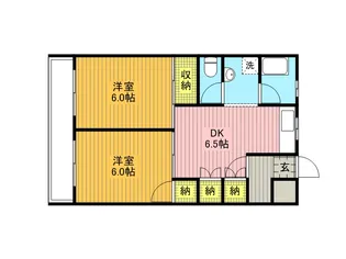 領家コープマンション【2階】の間取り