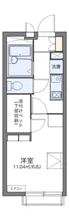 レオパレスこかげ【2階】の間取り