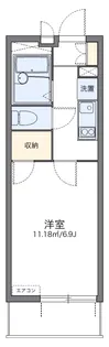 レオパレスバーディー【1階】の間取り