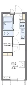 レオパレスキルシュバウム【1階】の間取り