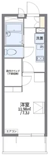 レオパレスコリーヌ【3階】の間取り