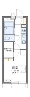 レオパレスマドレーヌ【1階】の間取り
