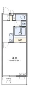 レオネクストひまわりⅡ【3階】の間取り