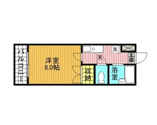 サンハイツB SHIBUYA【2階】の間取り