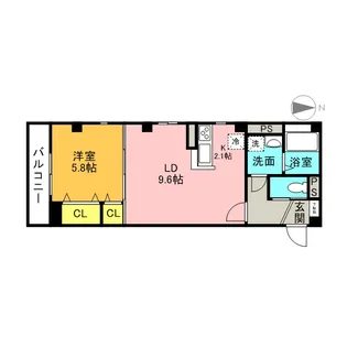 ビアンカ浦和【2階】の間取り