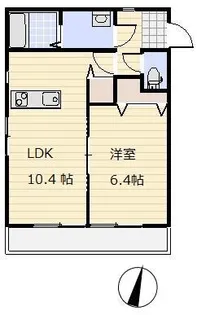 ルフレ L【303号室号室】の間取り