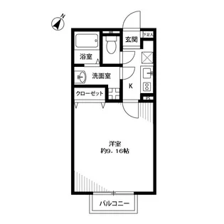 アムール SEN【1階】の間取り