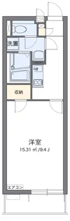 クレイノシャンティ浦和【3階】の間取り