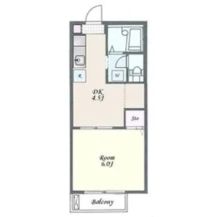 エスペラント浦和【2階】の間取り