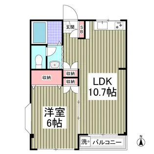 マイネルロッヂⅡ【3階】の間取り