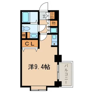 スクエアタワー【502号室号室】の間取り