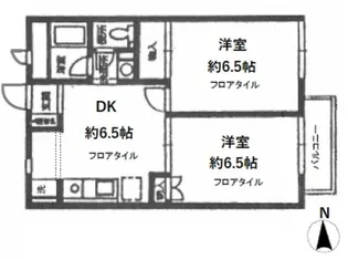 ヴェルドミール元町【2階】の間取り